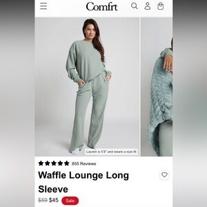 Comfrt Waffle Lounge Set